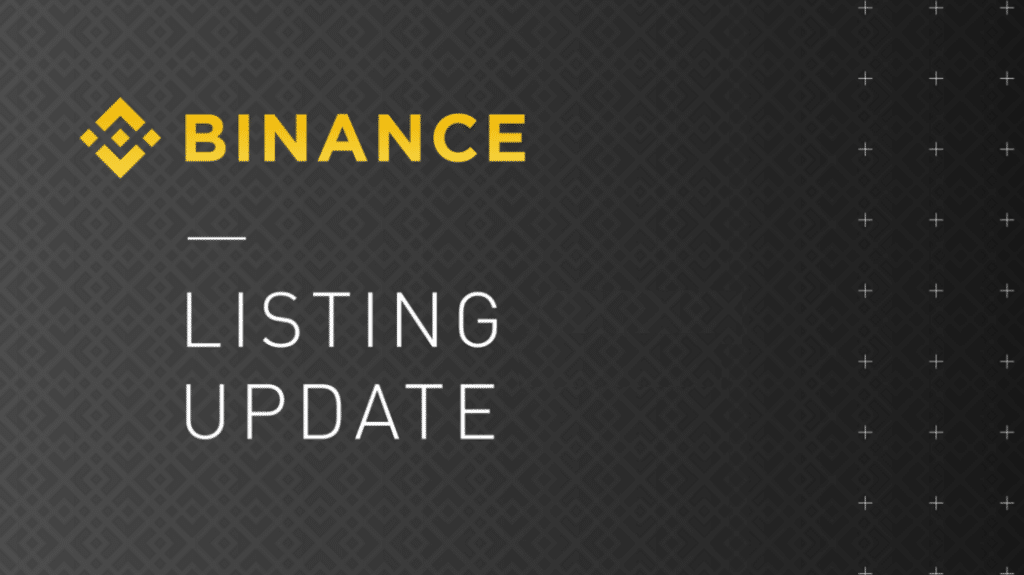 to be listed on binance